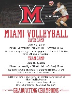 2019 Miami University Camp Flyer